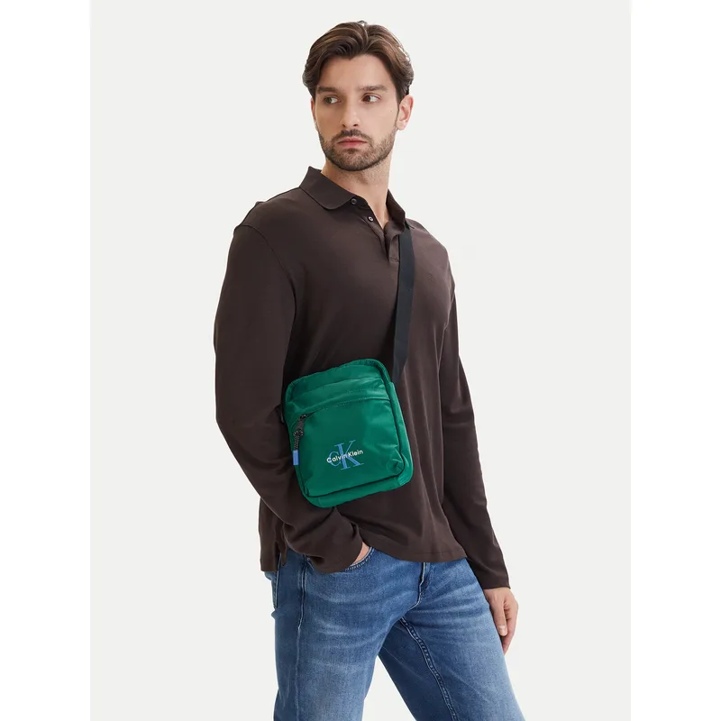Τσαντάκι Calvin Klein Bold Reporter LV04D3421G Πράσινο