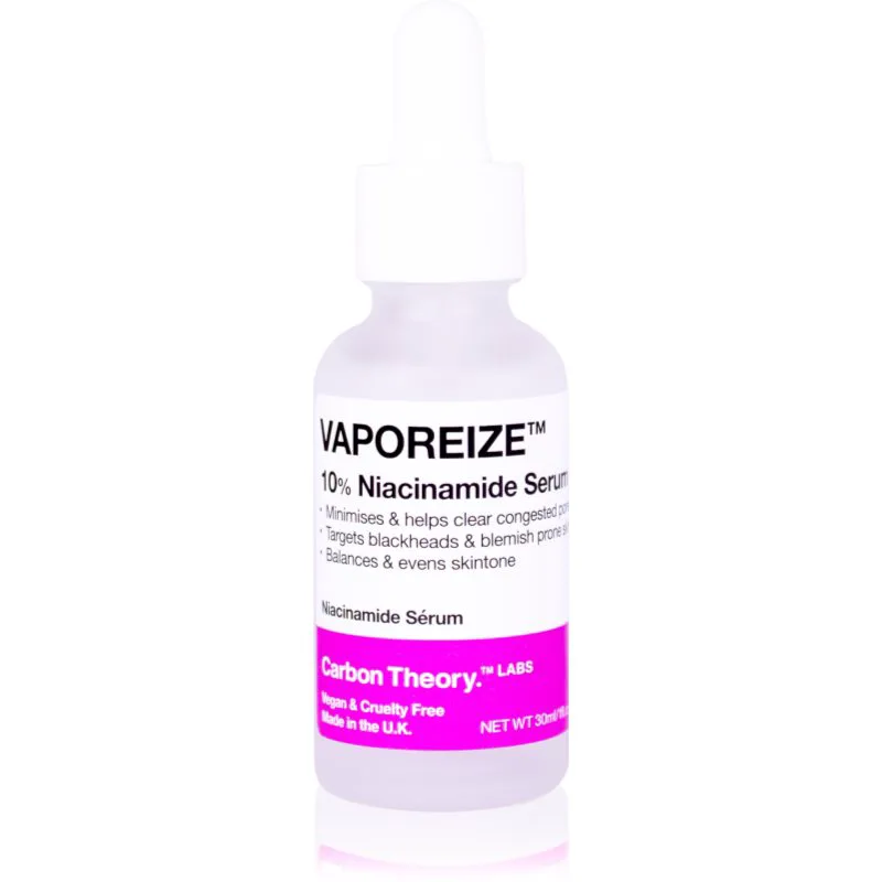 Carbon Theory Vaporeize 10% Niacinamide Serum ορός προσώπου με νιασιναμίδη και ψευδάργυρο 30 ml