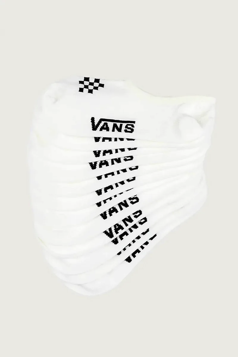 Vans σετ unisex κοντές κάλτσες no-show "Cannodle" (3 ζευγάρια) - VN000T5CYB21 Λευκό
