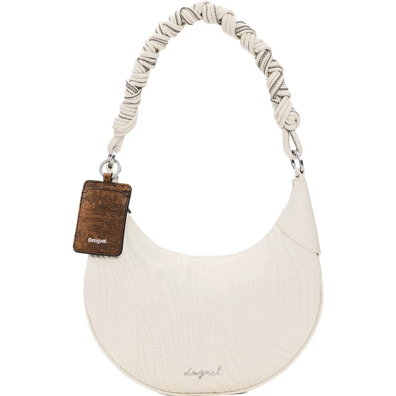 Desigual ecru τσάντα HELIUM CALAGARY 26SAXPBD
