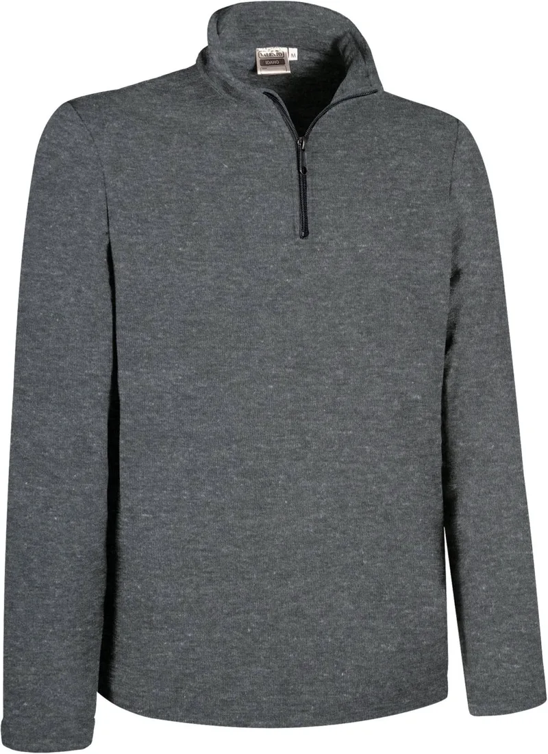 Πουλόβερ Fleece IDAHO Valento JEVAIDAAT Anthracite Vigore