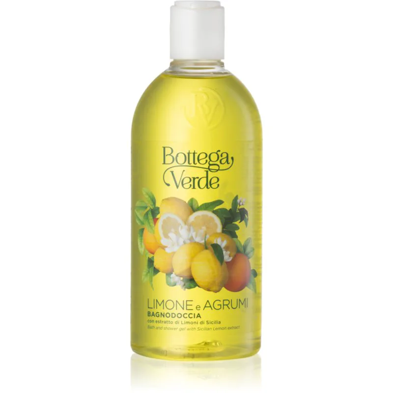 Bottega Πράσινο Limone & Agrumi καταπραϋντικό τζελ για μπάνιο και ντους 400 ml
