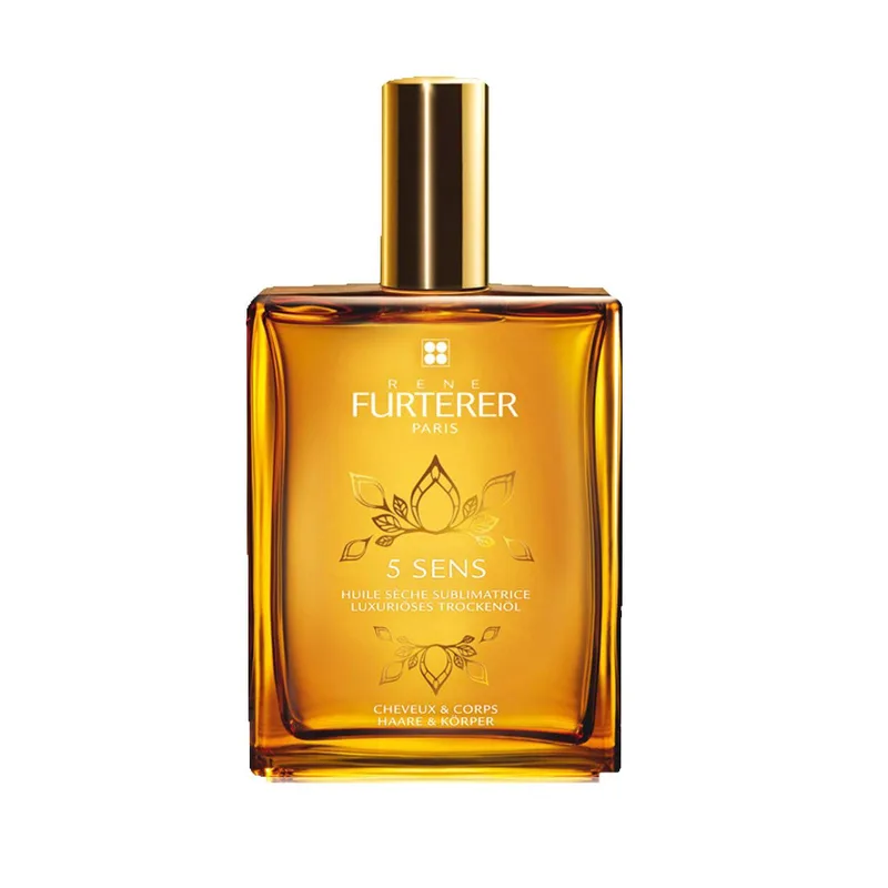 Rene Furterer 5 Sens Enhancing Dry Oil Εξαιρετικό Ξηρό Λάδι για τα Μαλλιά και το Σώμα με Μαγευτικό Άρωμα 100ml