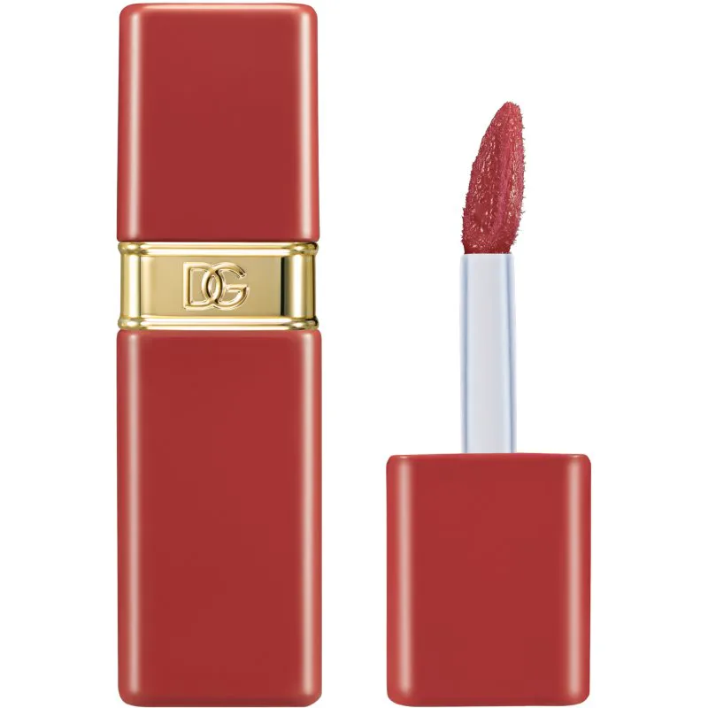 Dolce&Gabbana Rose Dew Lip Bite μακράς διαρκείας ρευστό κραγιόν με ενυδατικό αποτέλεσμα απόχρωση 05 Dreamy Rosewood - Milk Tea 6 ml
