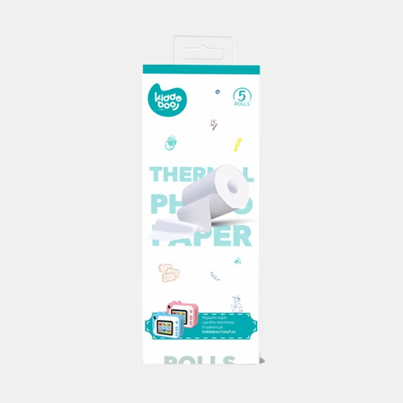 KIDDOBOO 5-packs Ανταλλακτικά Pολά Θερμικής Εκτύπωσης για το FotoFun (9000164446_1539)