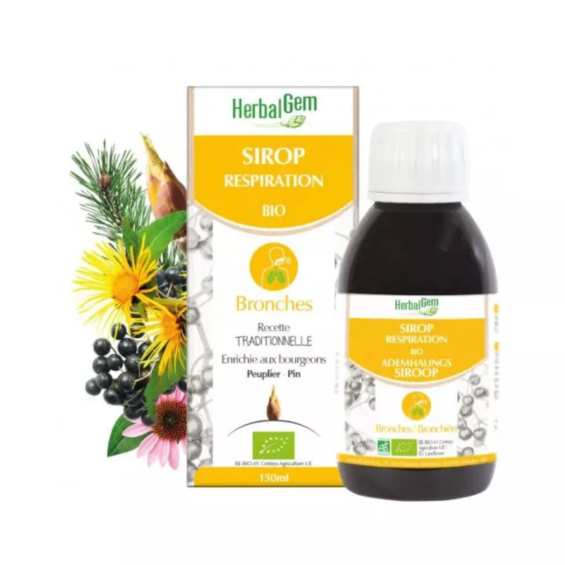 Herbalgem Bio Bronchi Respiration Syrup 150ml