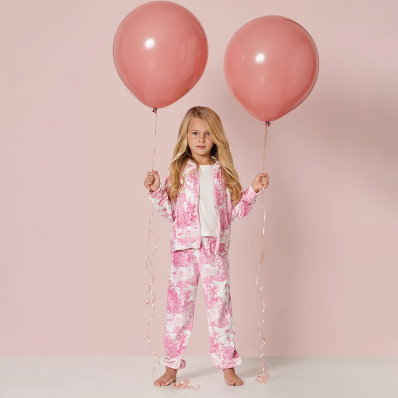 GIRL'S TRACKSUIT JUNGLE PINK