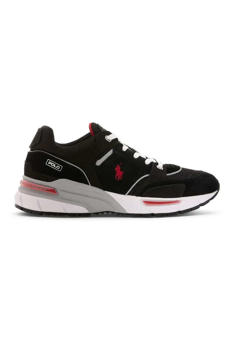RALPH LAUREN ΠΑΠΟΥΤΣΙΑ SNEAKERS TRACKSTR 250-SK-LTL ΜΑΥΡΟ