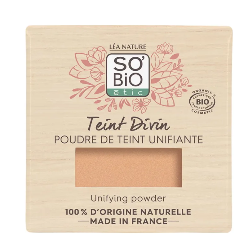 LÉa nature so bio étic Teint Divin Uniforming Powder, 15 Vanille rosé (8 g)