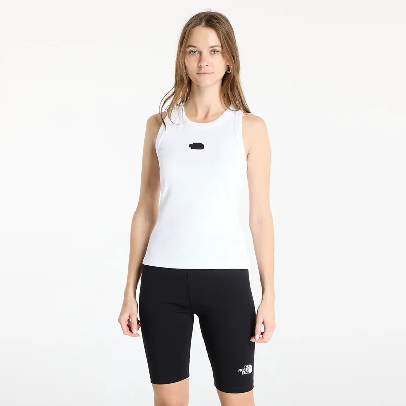 The North Face Slim Rib Tank TNF White L