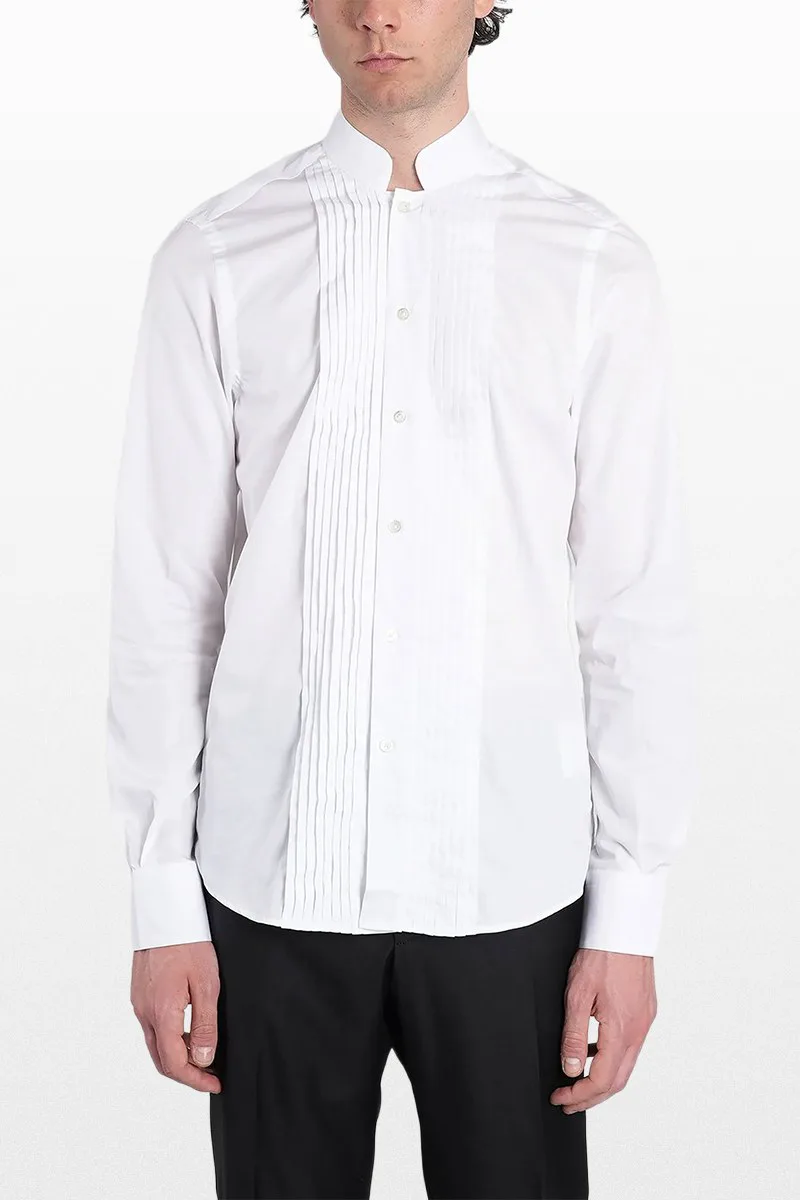 TAGLIATORE Ανδρικό Λευκό Ghandi Shirt