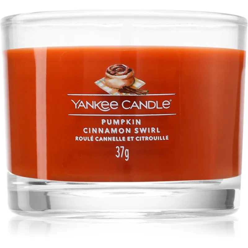 Yankee Candle Pumpkin Cinnamon Swirl αναθηματικό κερί 37 γρ