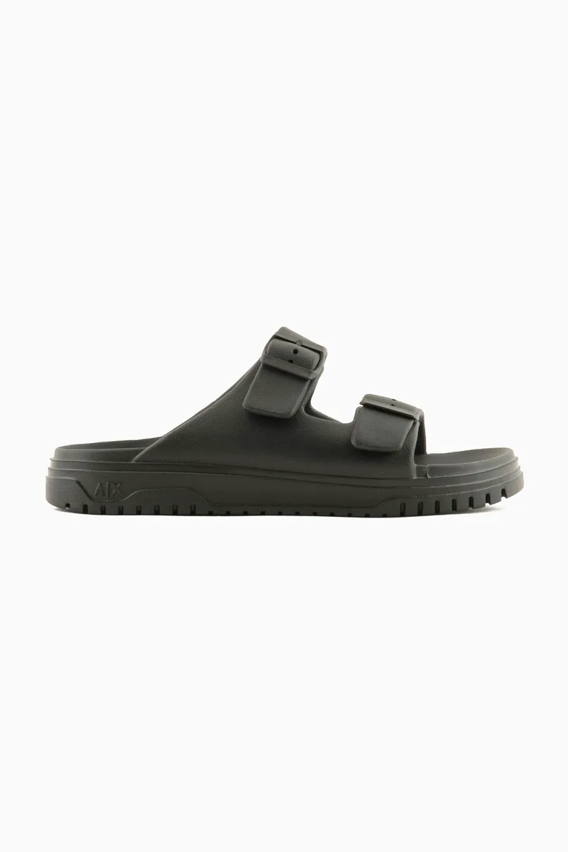 Armani Exchange ανδρικά σανδάλια - XUP015XV821 Μαύρο
