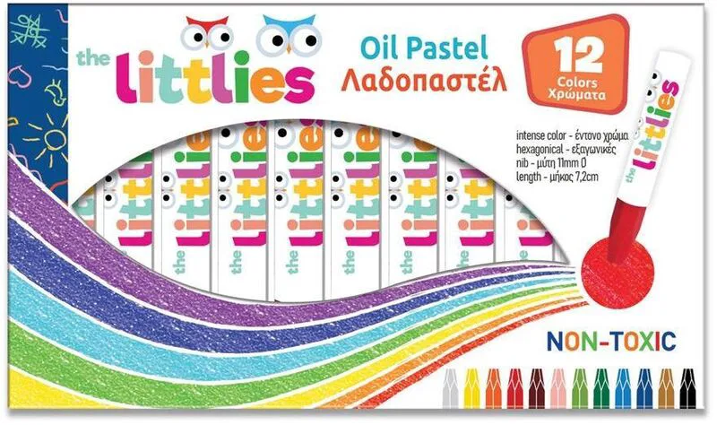 The Littlies Λαδοπαστέλ-12Τμχ (000646648)