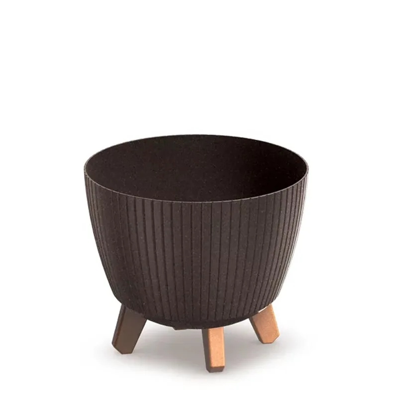 Κασπώ Πλαστικό Καφέ Φ23x20εκ. Lamia Eco Wood iliadis 774930 (Υλικό: Πλαστικό, Χρώμα: Καφέ) - Iliadis - il_774930