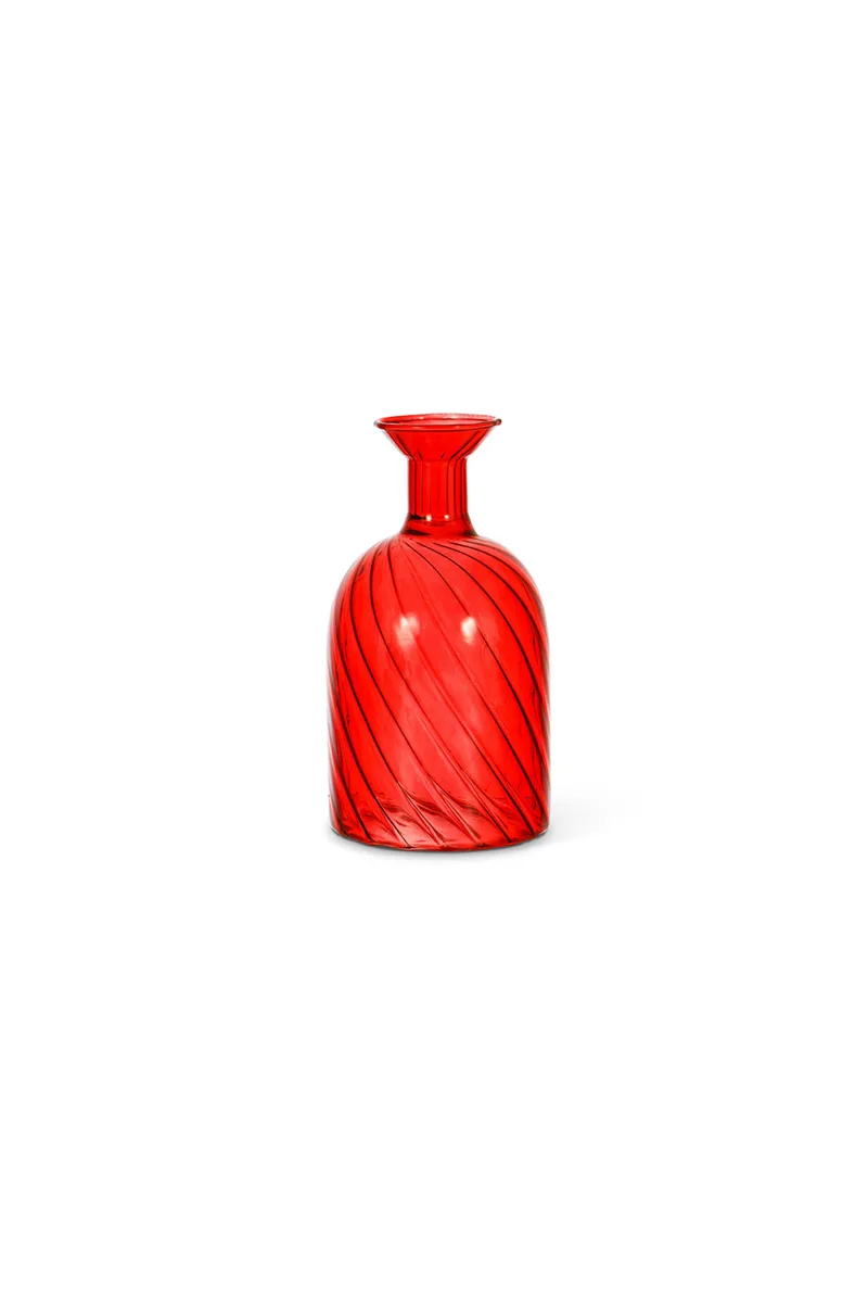 Coincasa διακοσμητικό βάζο mini 12 cm - 007269500 Κόκκινο