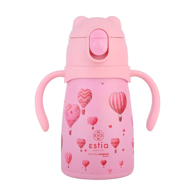Παγούρι - Θερμός 300ml Με Καλαμάκι Estia Save The Aegean Love Ascend 01-33231