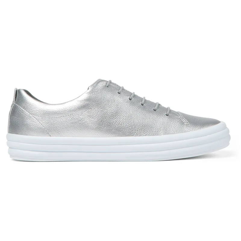 CAMPER Hoops - Sneakers Για Γυναικεία - Γκρι, Μέγεθος 41, Smooth leather
