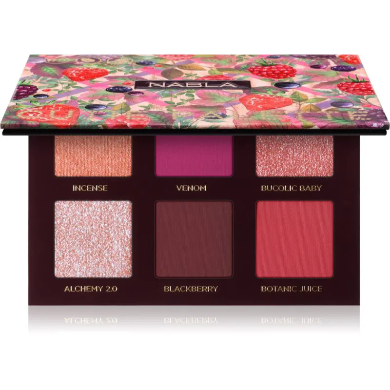 NABLA Cosmetics Cutie Palette Παλέτα σκιών για τα μάτια απόχρωση Wild Berry 8 γρ