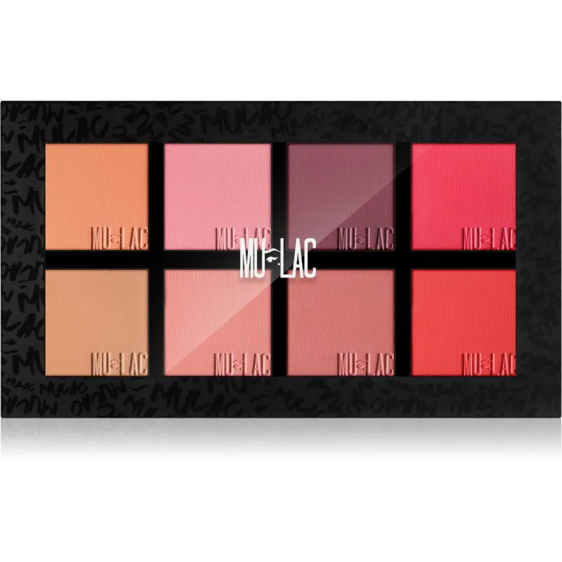 Mulac Cosmetics Moody Blushes παλέτα με ρουζ 8x6 γρ