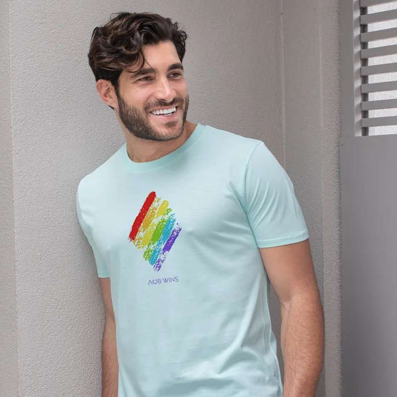 Λοβ Wins - Organic Vegan T-Shirt Unisex - Μέντα - M