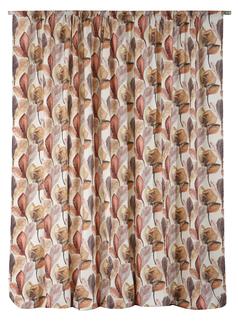 Κουρτίνα με Τρέσα 140x270 Aquarella 7 Blush Ροζ