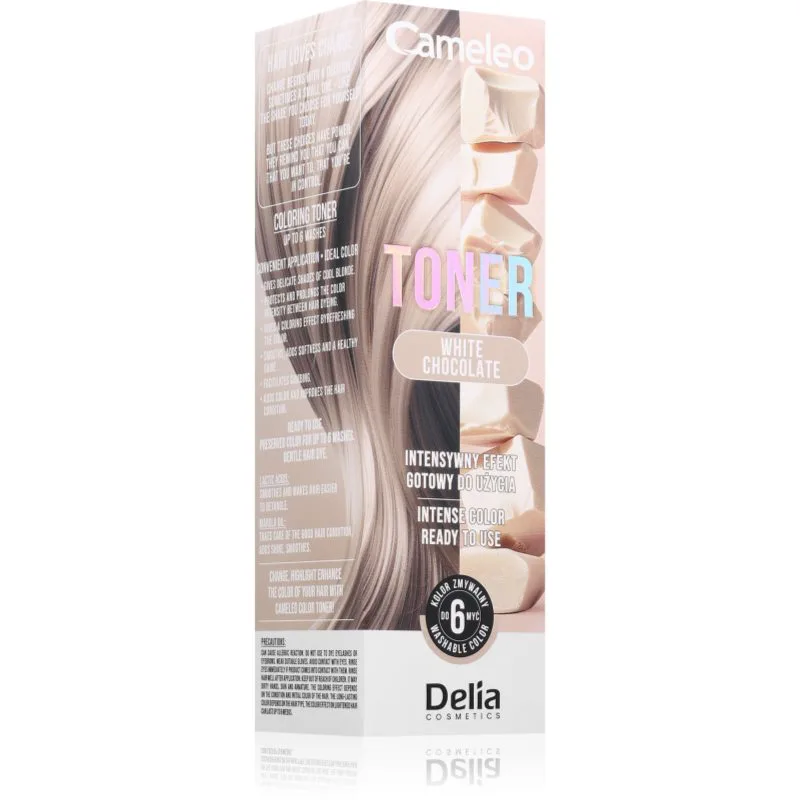 Delia Cosmetics Cameleo Toner τονωτικό χρώματος μαλλιών για τα μαλλιά απόχρωση White Chocolate 75 ml