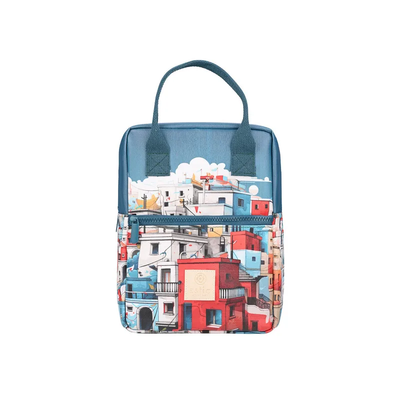 Τσάντα Φαγητού Ισοθερμική PVC Leather Urban Mythos Save The Aegean Estia 7lt-20x14x27εκ. 01-22587 - estia - 01-22587