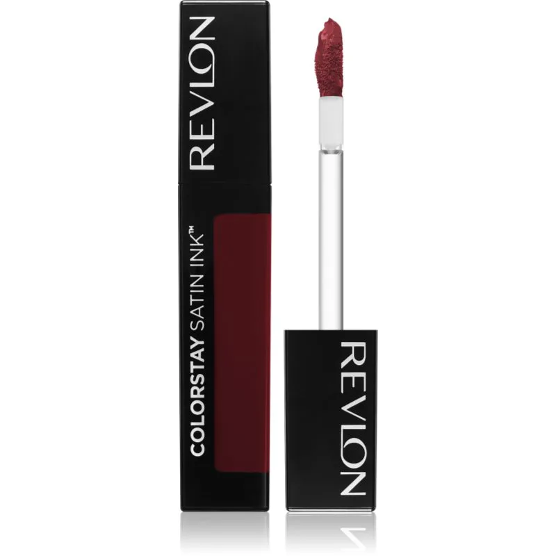 Revlon Cosmetics ColorStay™ Satin Ink μακράς διαρκείας ρευστό κραγιόν απόχρωση N°021 Partner in Wine 5 ml