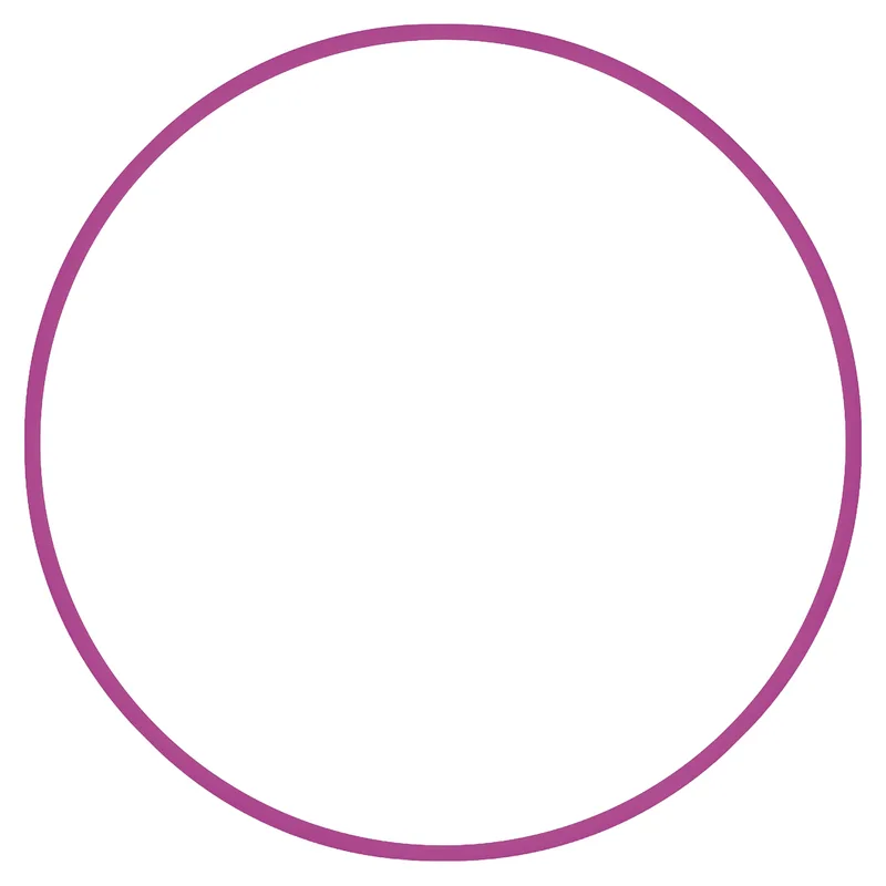 Χούλα-Χουπ Hq 60cm Φ19mm 230g Φούξια