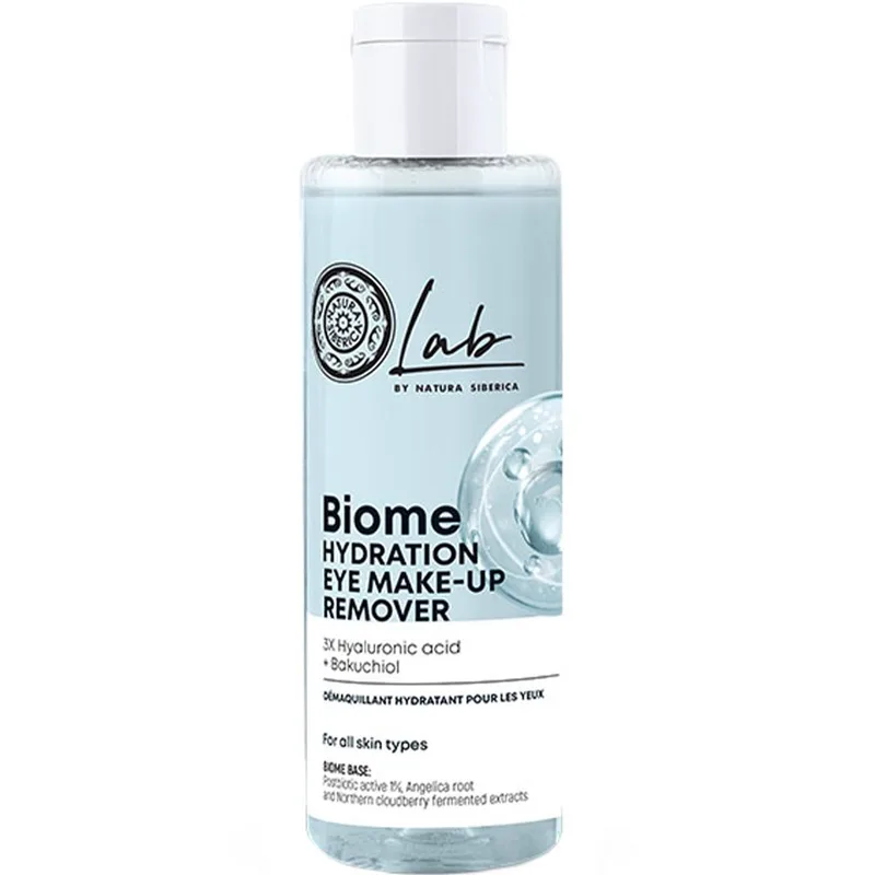 Natura Siberica Lab Biome Hydration Eye Make-Up Remover Ενυδατικό Καθαριστικό Ματιών, Κατάλληλο για Όλους τους Τύπους Επιδερμίδας 150ml