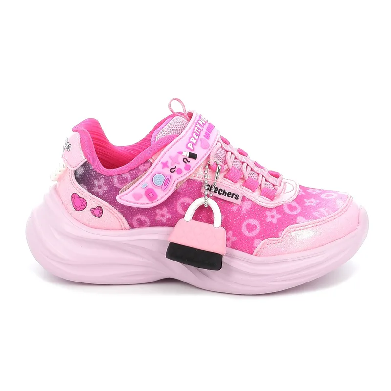 Παιδικό Αθλητικό Παπούτσι για Κορίτσι Skechers Power Jams Χρώματος Ροζ 302199L-PKMT