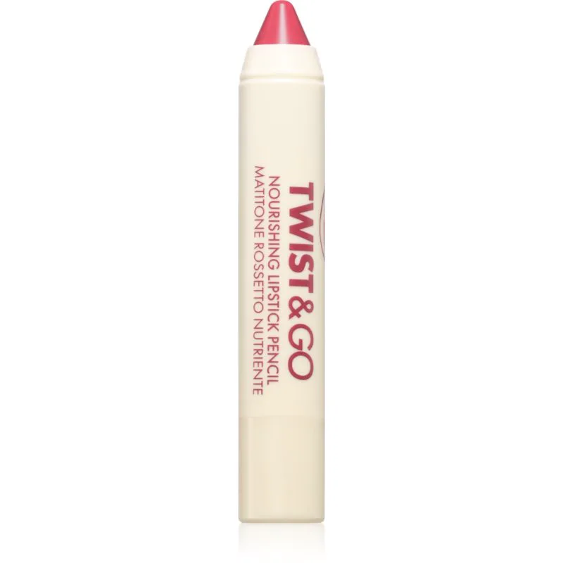 puroBIO Cosmetics Twist&Go θρεπτικό κραγιόν σε μολύβι απόχρωση Indian Ροζ 2.9 γρ