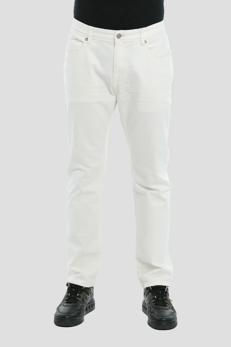 SELECTED HOMME Ανδρικό Λευκό Easy White Jeans