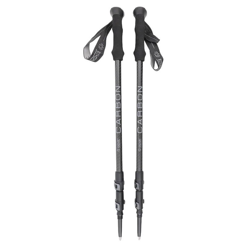 Σετ Τηλεσκοπικά Μπαστούνια Πεζοπορίας Escape Trekking Pole Set Endura Carbon