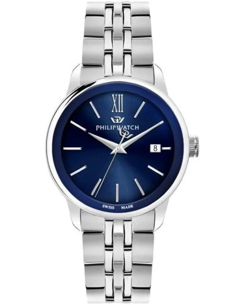 PHILIP WATCH Anniversary Swiss Made - R8253150040, Silver case with Stainless Steel Bracelet