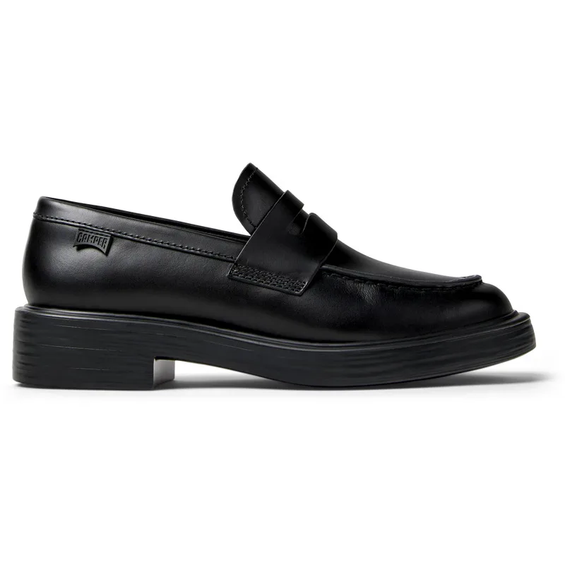 CAMPER Dean - Μοκασίνια Για Γυναικεία - Μαύρο, Μέγεθος 41, Smooth leather