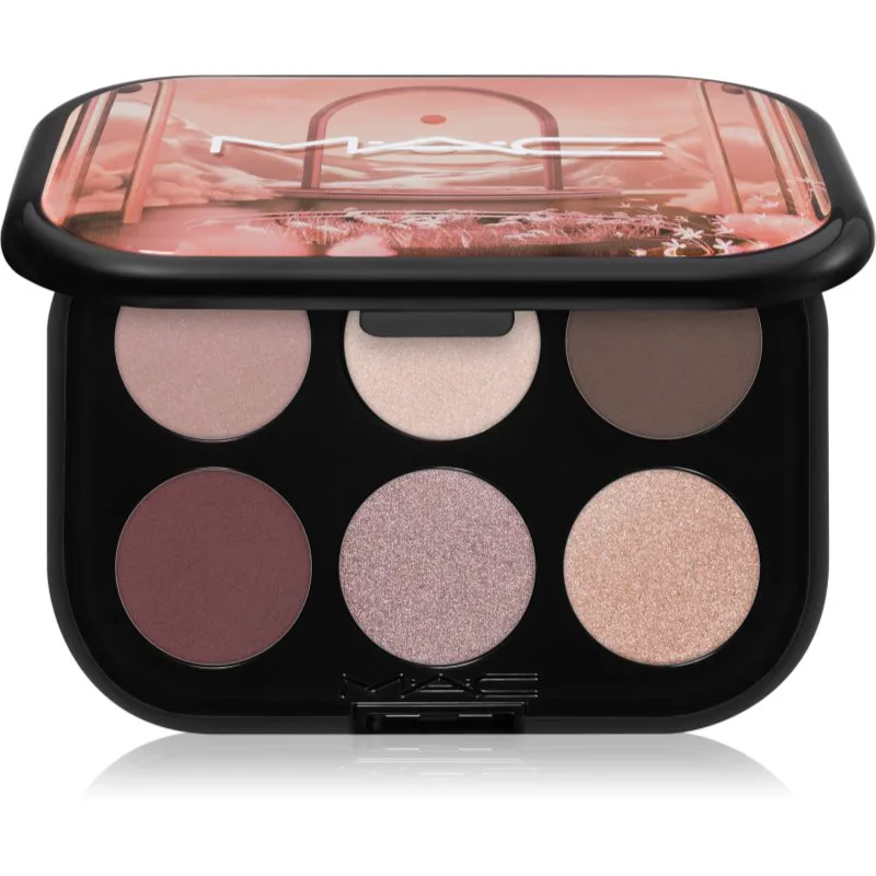 MAC Cosmetics Connect In Colour Eye Shadow Palette 6 shades Παλέτα σκιών για τα μάτια απόχρωση Embedded In Burgundy 6.25 γρ