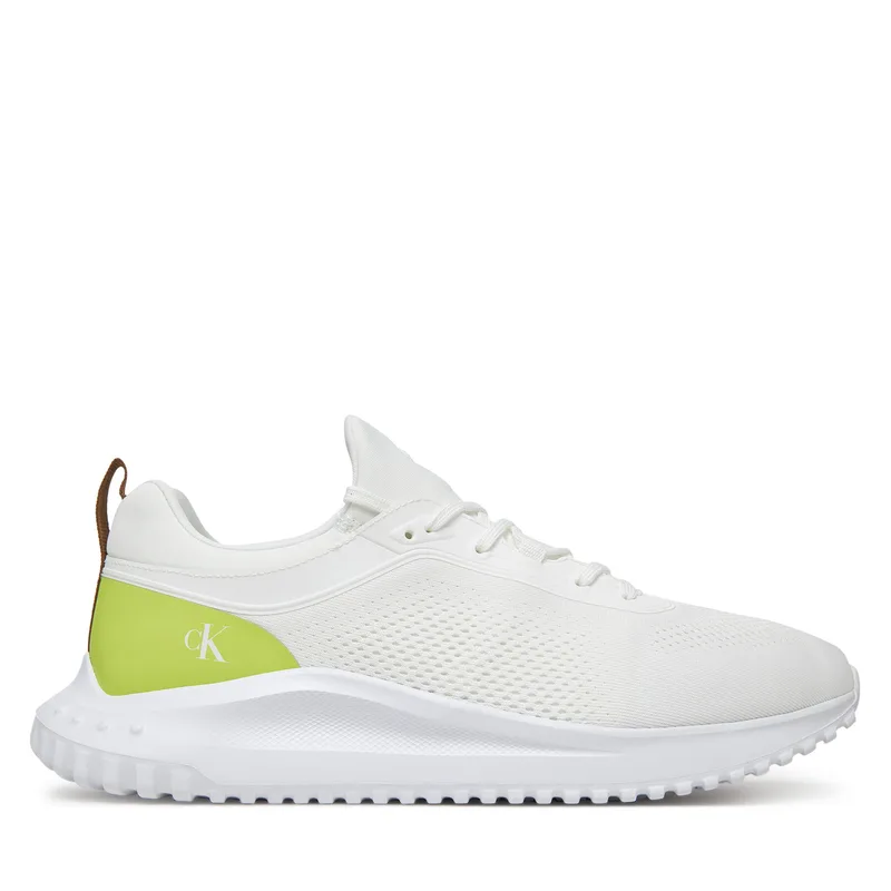 Αθλητικά Calvin Klein Jeans Eva Runner Tech Knit YM0YM01293 Λευκό