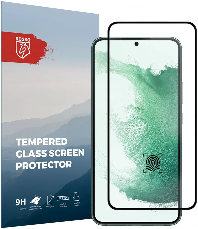 Κόκκινο Tempered Glass - FullFace Αντιχαρακτικό Προστατευτικό Γυαλί Οθόνης Samsung Galaxy S22 Plus 5G - Black (8719246344770)