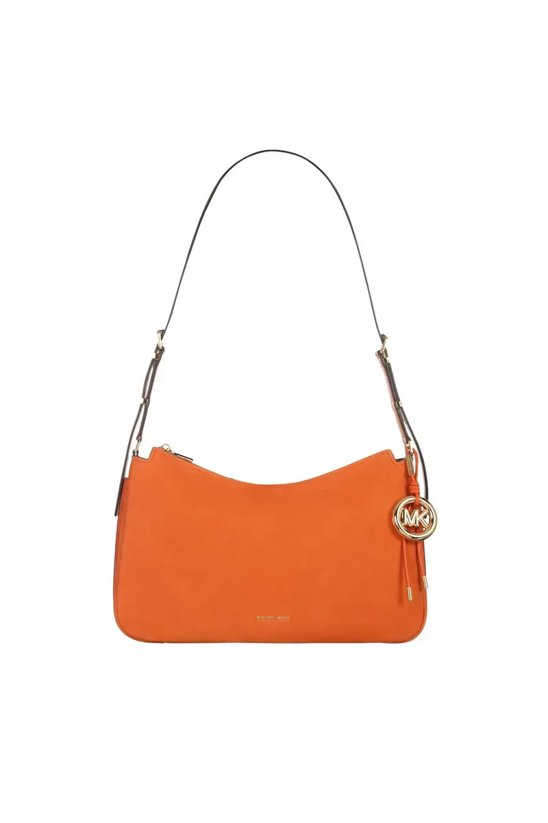 Michael Kors γυναικεία nubuck τσάντα hobo "Nolita Medium" - 30F5GY5M2L Πορτοκαλί
