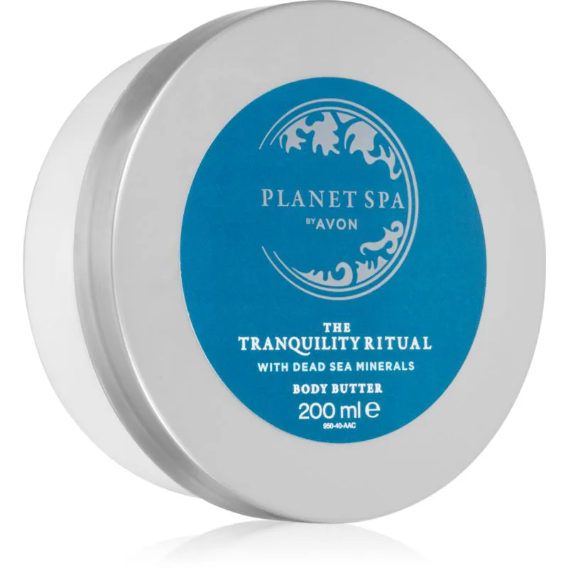 Avon Planet Spa The Tranquility Ritual ενυδατική κρέμα σώματος με μεταλλικά στοιχεία απο τη Νεκρά θάλασσα 200 ml