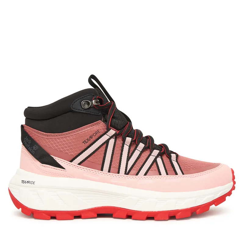 Παπούτσια πεζοπορίας Jack Wolfskin Wild Hike Texapore Mid A65580 Ροζ
