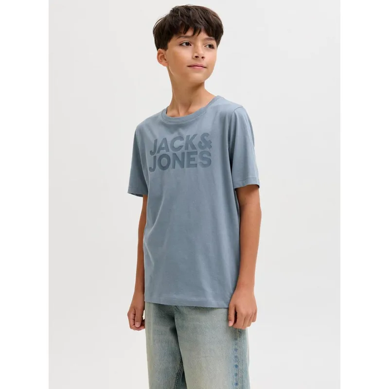 Μπλούζα μακό αγόρι Jack & Jones-12152730-Blue Mirage
