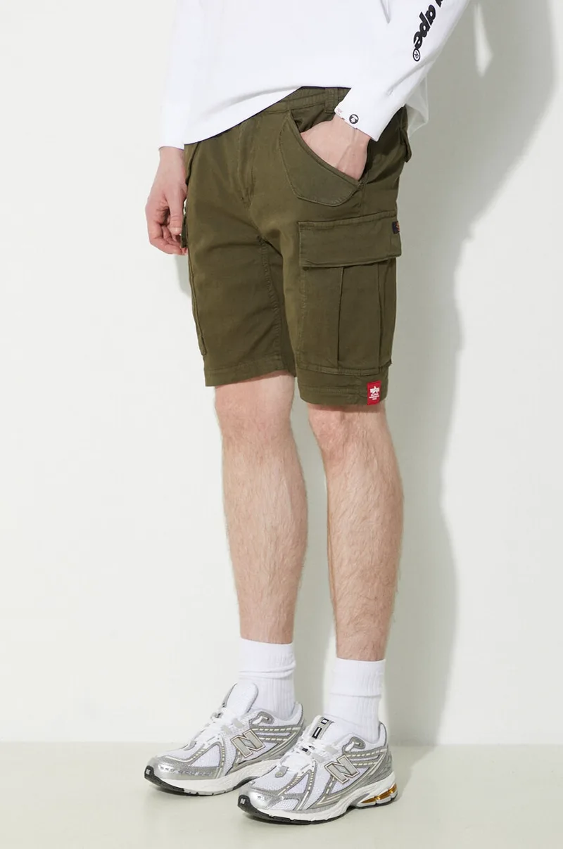 Alpha Industries σορτς cargo ανδρικά βαμβακερά με ελαστάν Airman