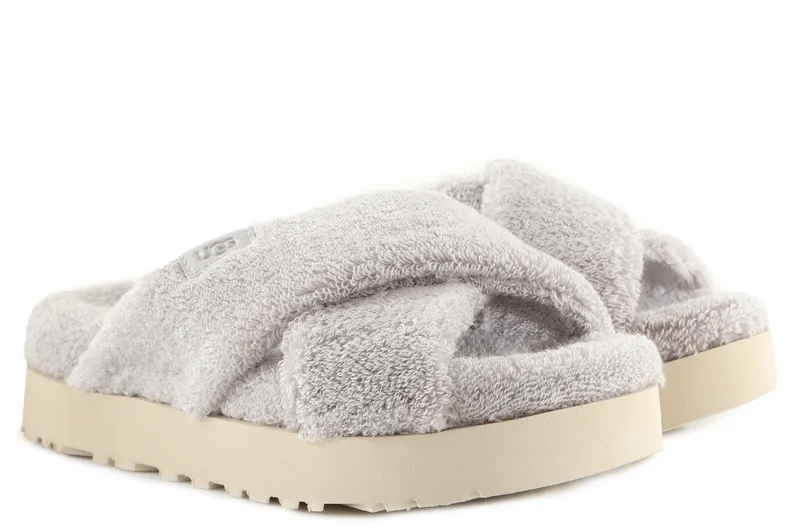 Slides Ugg Fuzz Sugar Terry Cross 1126385-MGR Γυναικείο