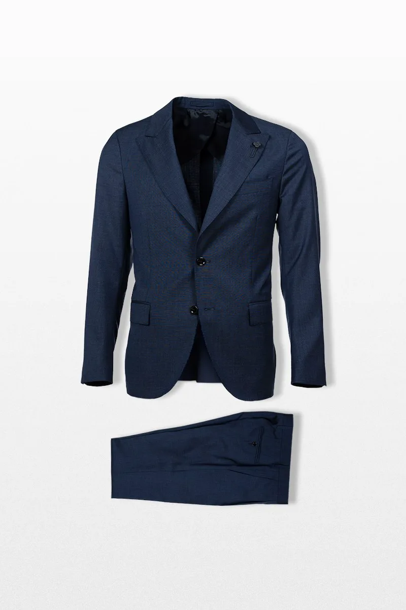 LARDINI Ανδρικό Μπλε Semi Lined Suit