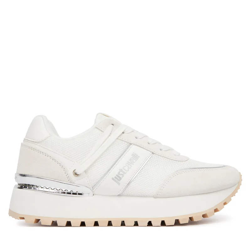 Αθλητικά Just Cavalli 80RA3SJ1 ZSE48 Λευκό