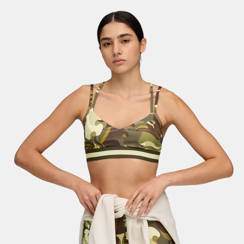 Puma Floral Ribbon Strappy Γυναικείο Αθλητικό Μπουστάκι (9000246436_9061)
