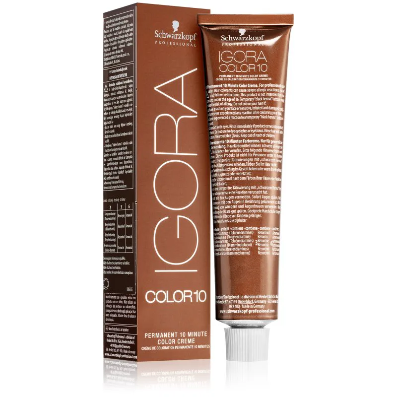 Schwarzkopf Professional IGORA Color 10 μόνιμη βαφή μαλλιών απόχρωση 7-0 Medium Blonde Natural 60 ml